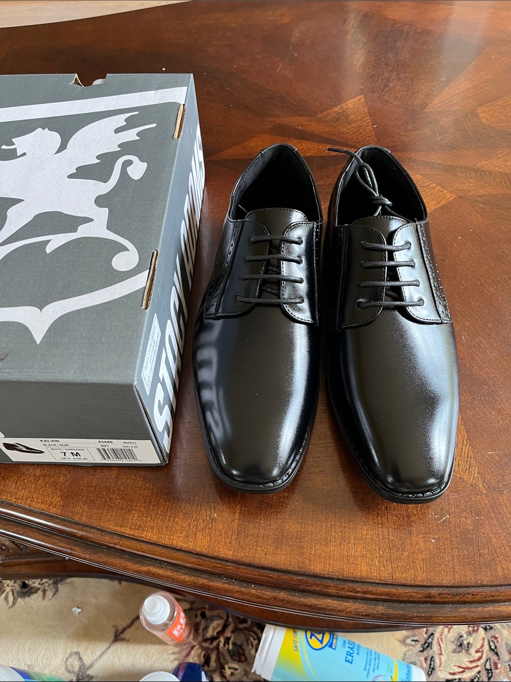Boys Stacy Adam’s shoes, size 7, new